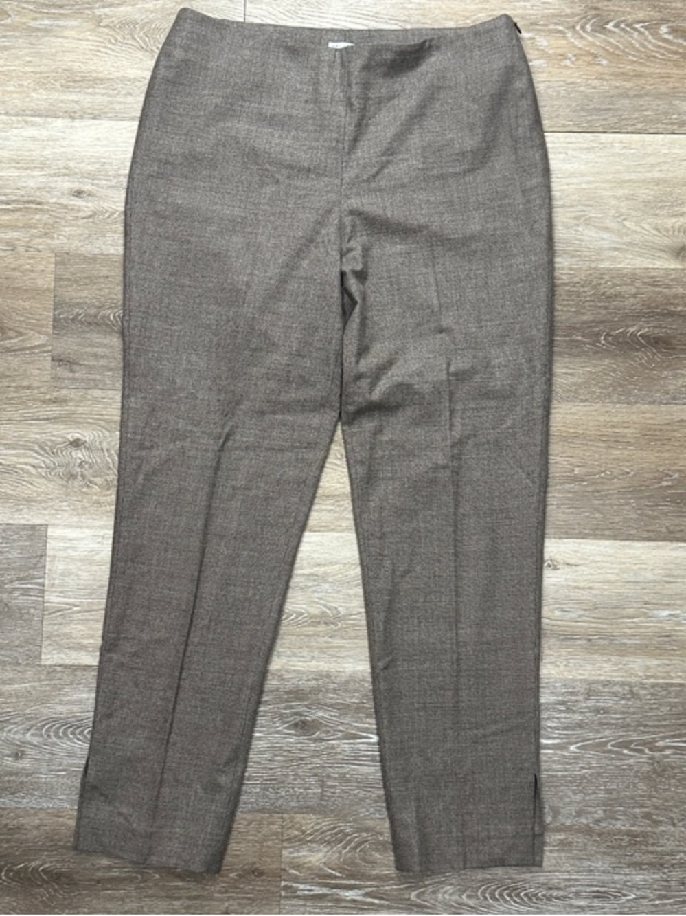 Brunello Cucinelli Brown Wool Blend Trousers